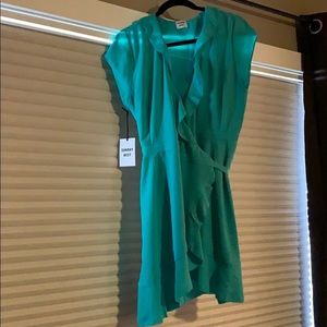 Aritzia Sunday Best Wrap Mini Dress